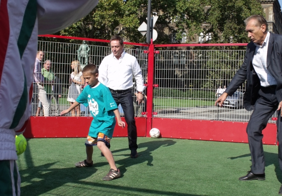 Panna football - Antal Dunai and Tamas Nagy also tried out it