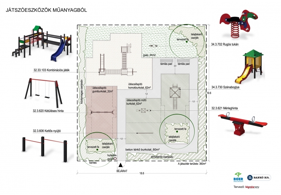 Playground design - 2D design with pictures