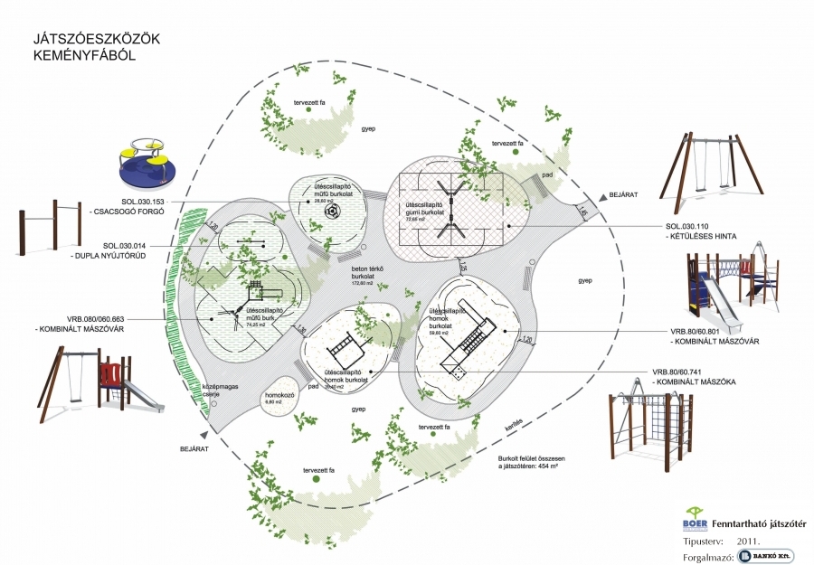 Playground design - 2D design with pictures 2