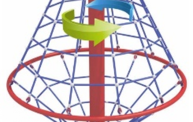 Climbing net carousel 1022