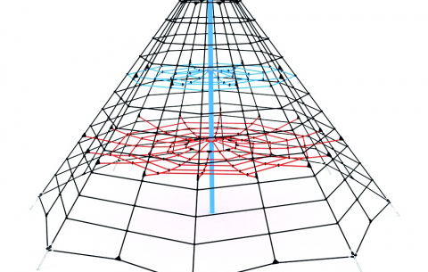 Pókháló kötélpiramis 419-1