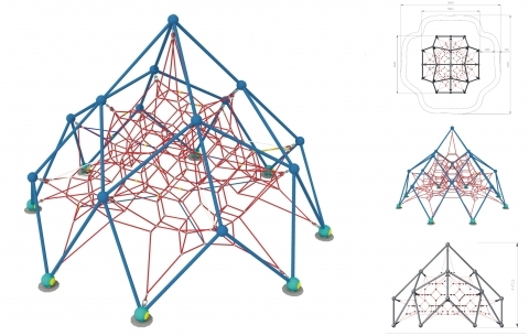 Climbing net 1006