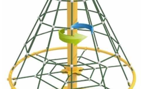 Climbing net carousel 1020